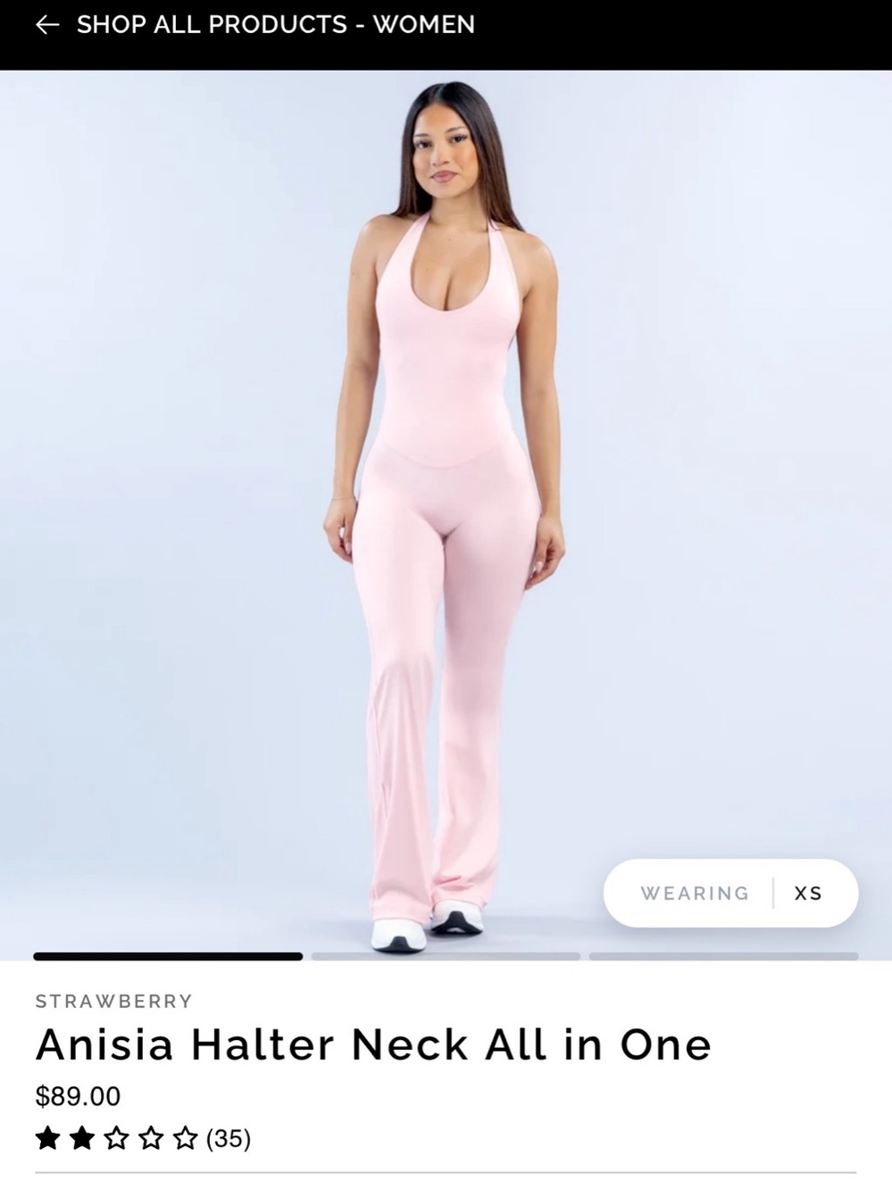 DFYNE Anisia Halter Neck All in One